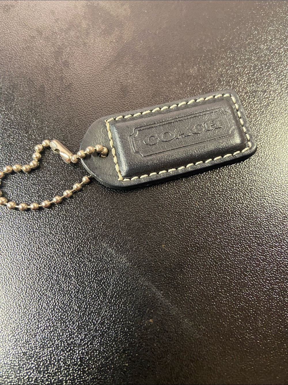 Coach Y2K 2” Black Hangtag EUC